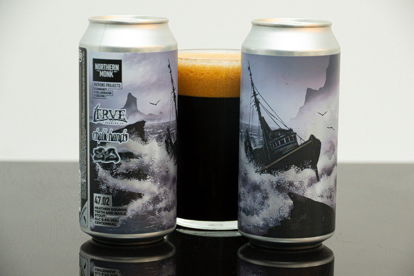 47.02 // STEVEN YOYADA // HEATHEN SOUNDS // CHALK HANDS // TRVE BREWING // TEETH & NAILS // STOUT // 8.4%