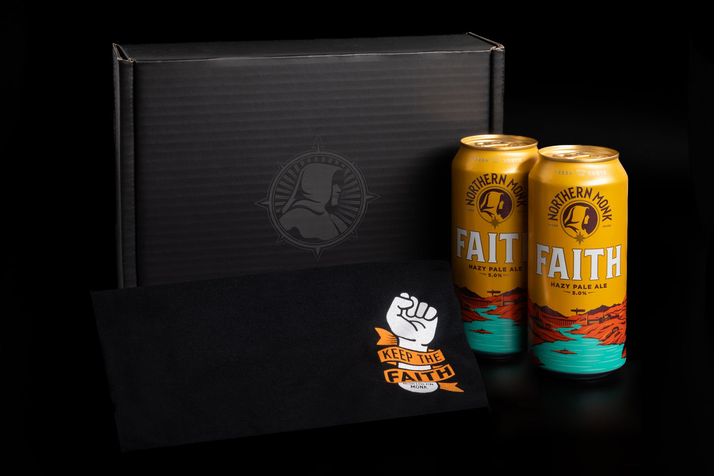 BEER AND FAITH TEE IN GIFTBOX // 2 x FAITH 440ml