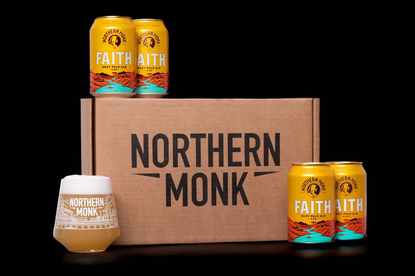 GIFTBOX // 4 x FAITH 330ml // HARMONY GLASS