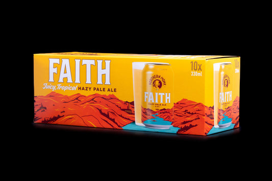 10 PACK // 330ml FAITH™ // HAZY PALE ALE // 5.0%