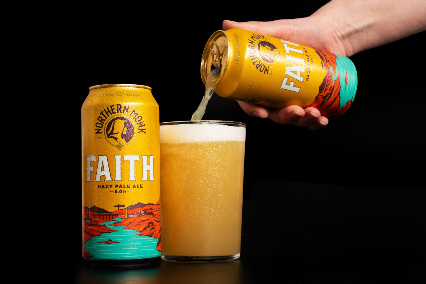 BEER AND FAITH TEE IN GIFTBOX // 2 x FAITH 440ml