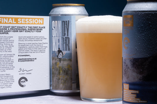 18.07 // SANDY KERR // NORTH SEA SESSIONS // PIPELINE BREWING // PALE ALE // 5.0%