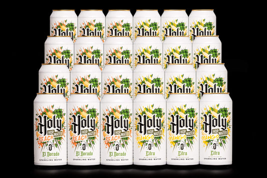 24 PACK HOP WATER MIX // HOLY HOP WATER MANGO // HOLY HOP WATER PEACH