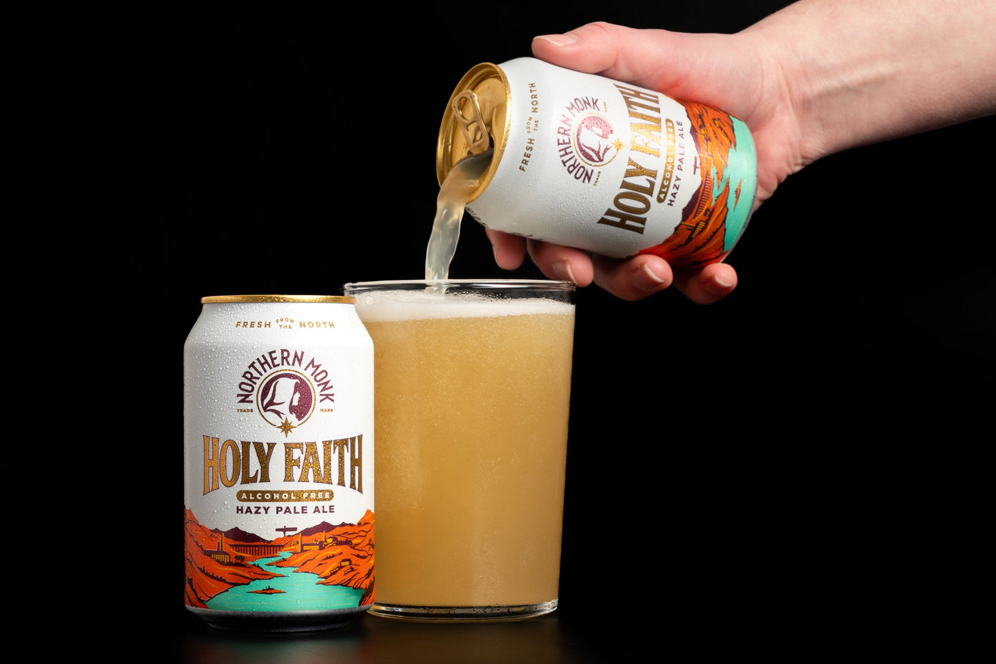 330ml HOLY FAITH // HAZY PALE ALE // ALCOHOL FREE // 0.5%