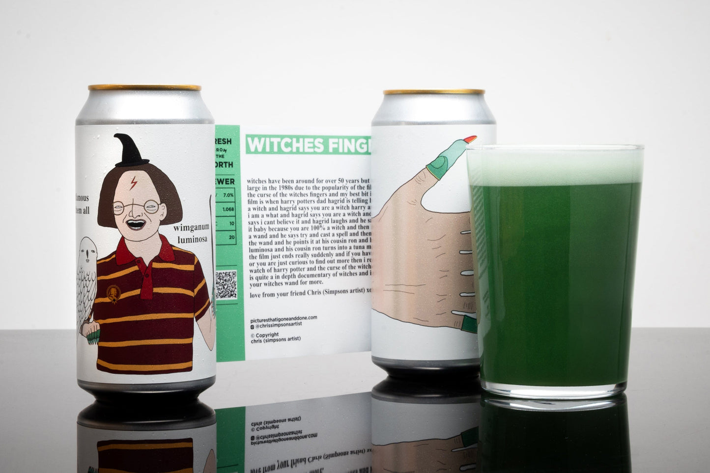 36.07 // CHRIS (SIMPSONS ARTIST) // WITCHES FINGERS // DDH IPA // 7.0%