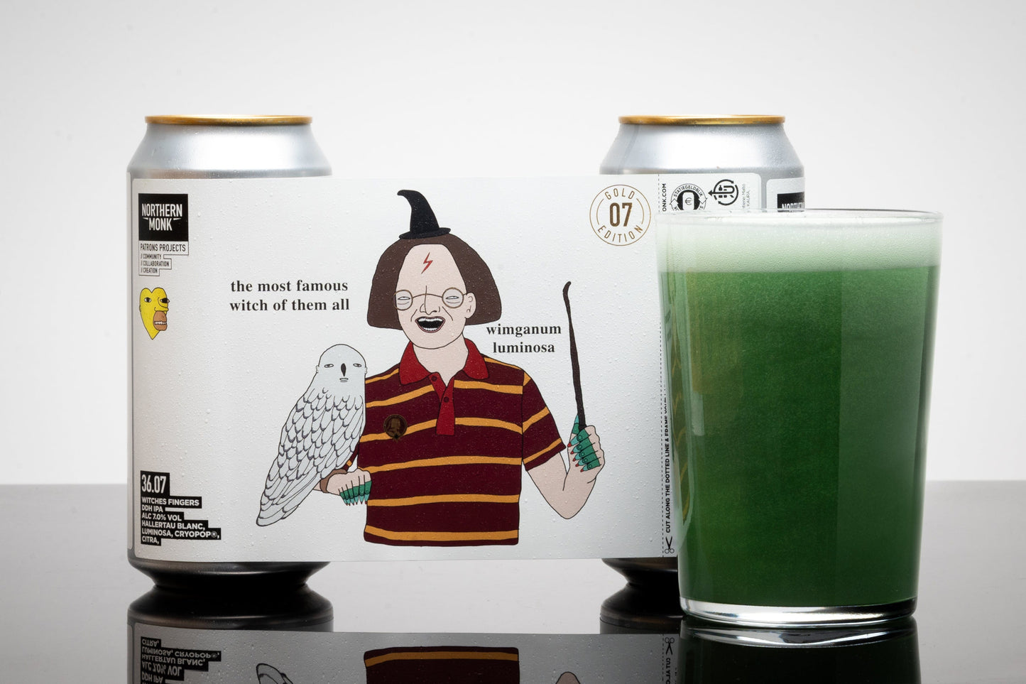 4 PACK // 36.07 // CHRIS (SIMPSONS ARTIST) // WITCHES FINGERS // DDH IPA // 7.0%