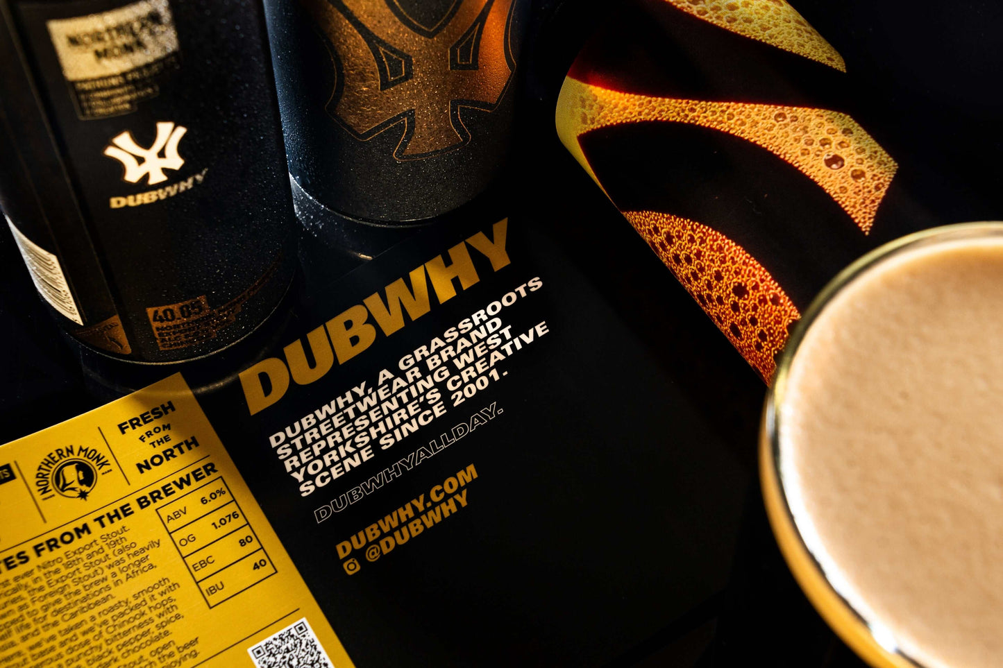 4 PACK // 40.05 // NORTHERN MONK PRESENTS… // DUBWHY // NITRO EXPORT STOUT // 6.0%