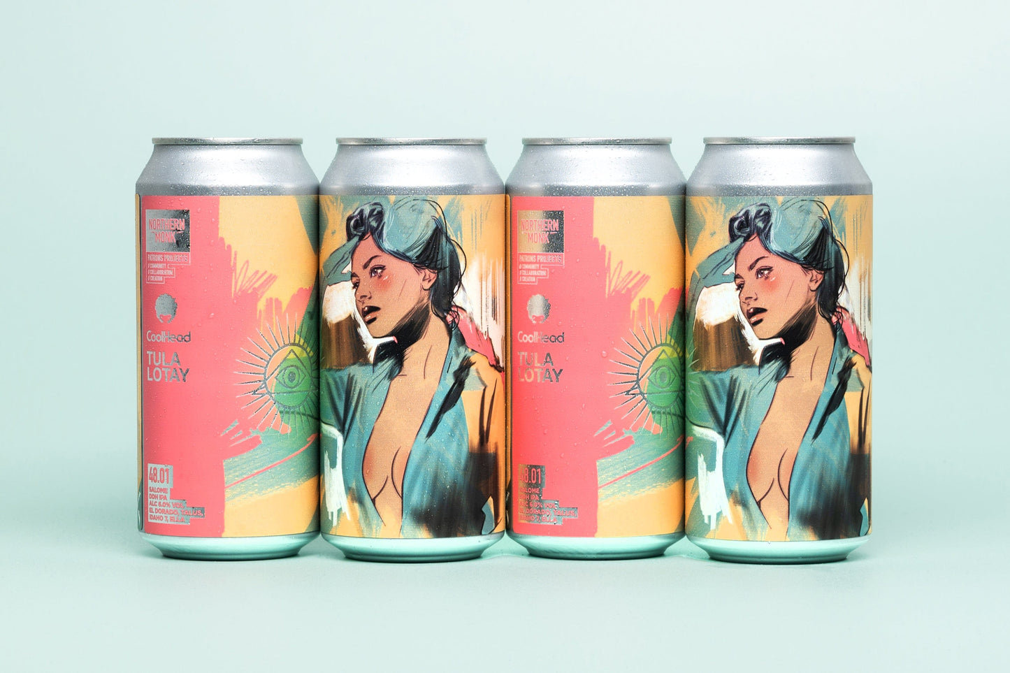 4 PACK // 48.01 // TULA LOTAY // SALOME // COOLHEAD // DDH IPA // 6.0%