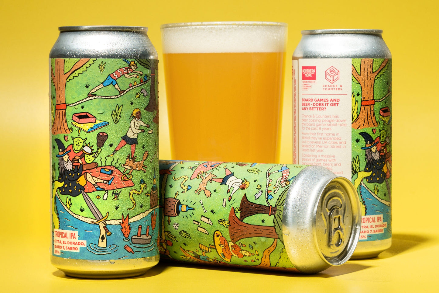4 PACK // CUSTOMER COLLABORATION // CHANCE & COUNTERS // TROPICAL IPA