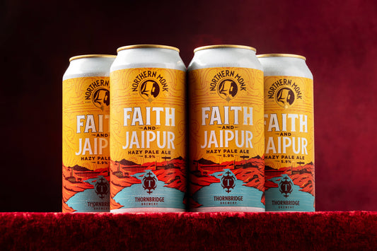 4 PACK // FAITH AND JAIPUR // THORNBRIDGE // HAZY IPA // 5.9%