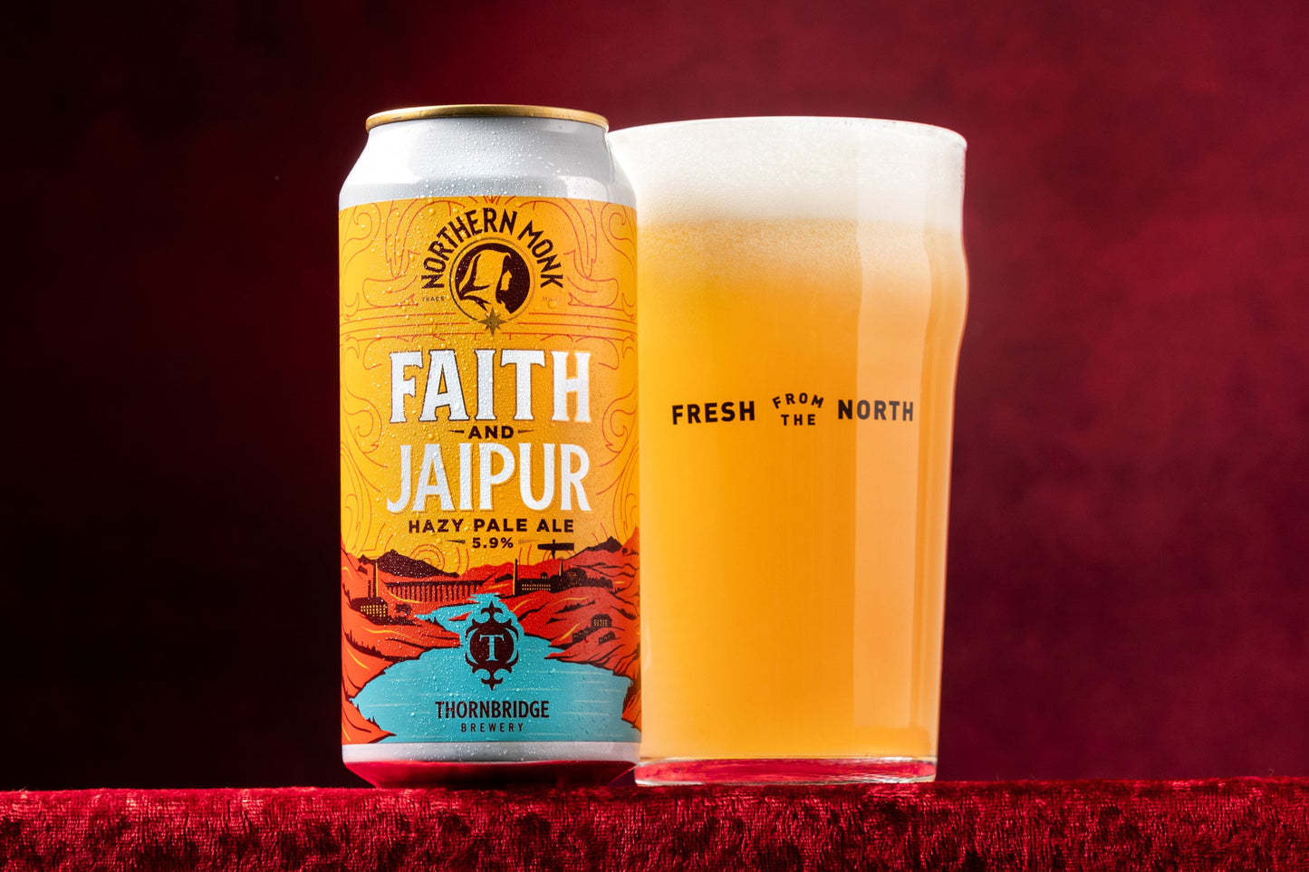 4 PACK // FAITH AND JAIPUR // THORNBRIDGE // HAZY IPA // 5.9%