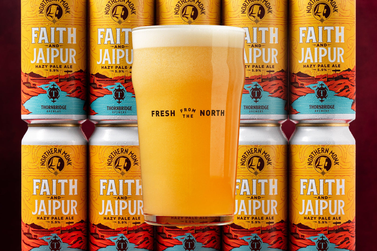 4 PACK // FAITH AND JAIPUR // THORNBRIDGE // HAZY IPA // 5.9%