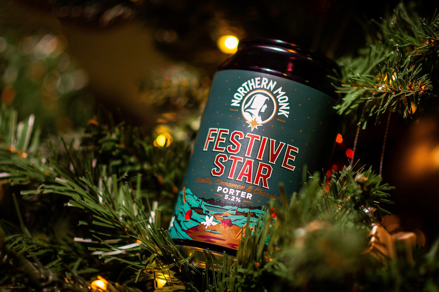 4 PACK // FESTIVE STAR 2024 // VANILLA, CINNAMON & CHOCOLATE PORTER // 5.2%