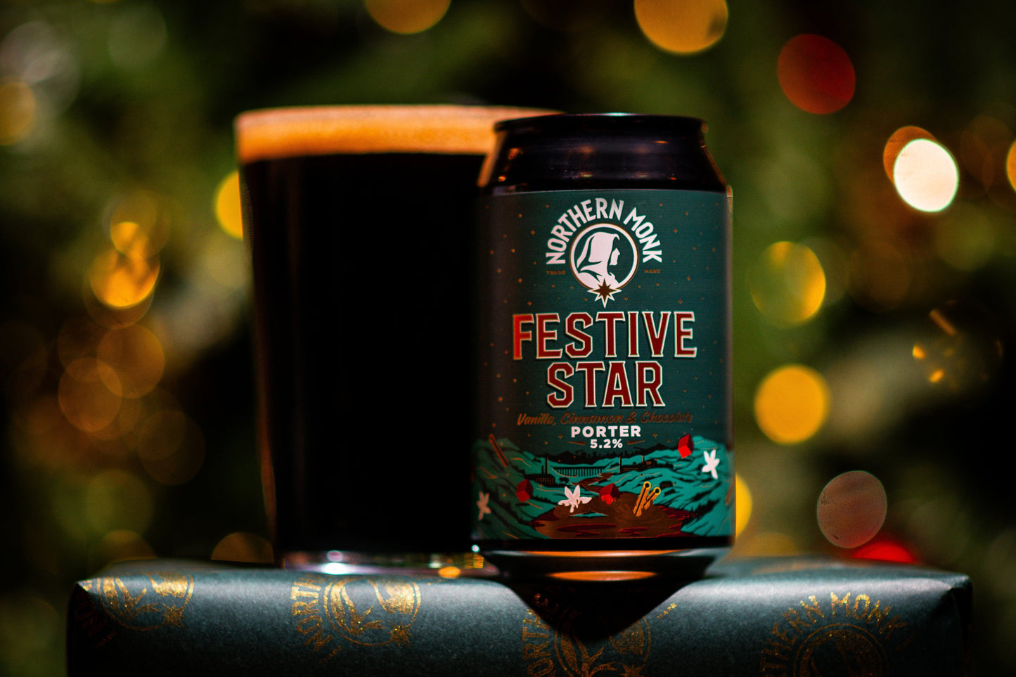 4 PACK // FESTIVE STAR 2024 // VANILLA, CINNAMON & CHOCOLATE PORTER // 5.2%