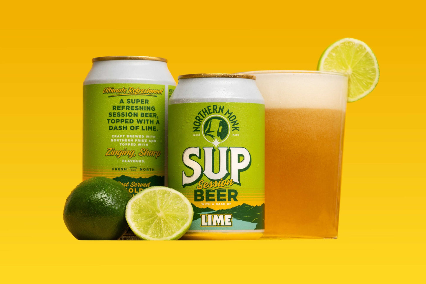 4 PACK // SUP & LIME // SESSION BEER // 330ML // 3.4%