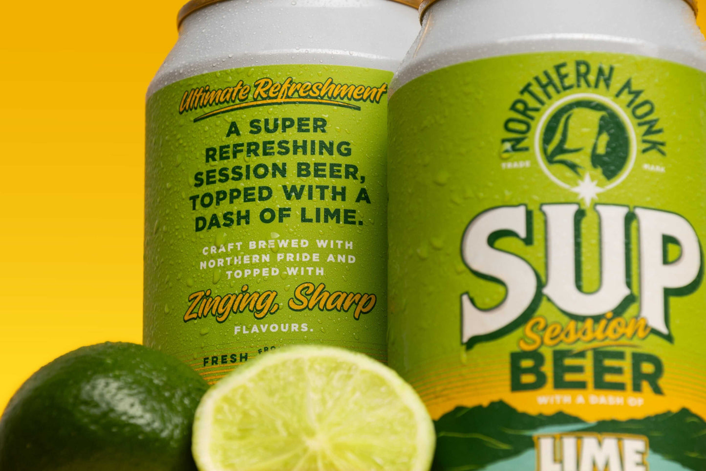 4 PACK // SUP & LIME // SESSION BEER // 330ML // 3.4%