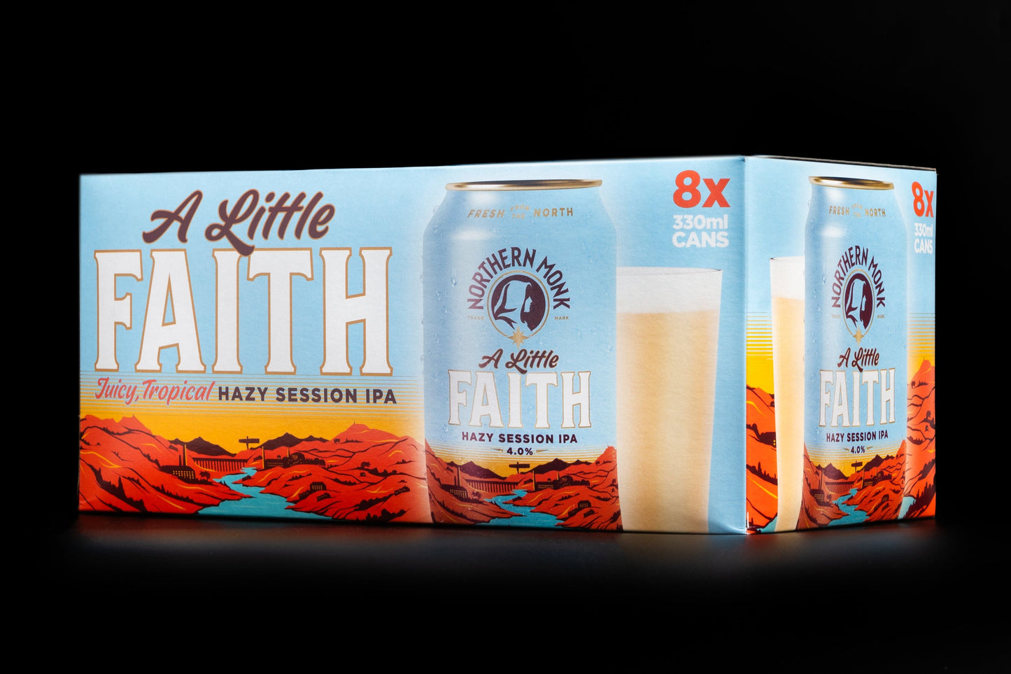 8-PACK // A LITTLE FAITH // HAZY SESSION IPA // 4.0%