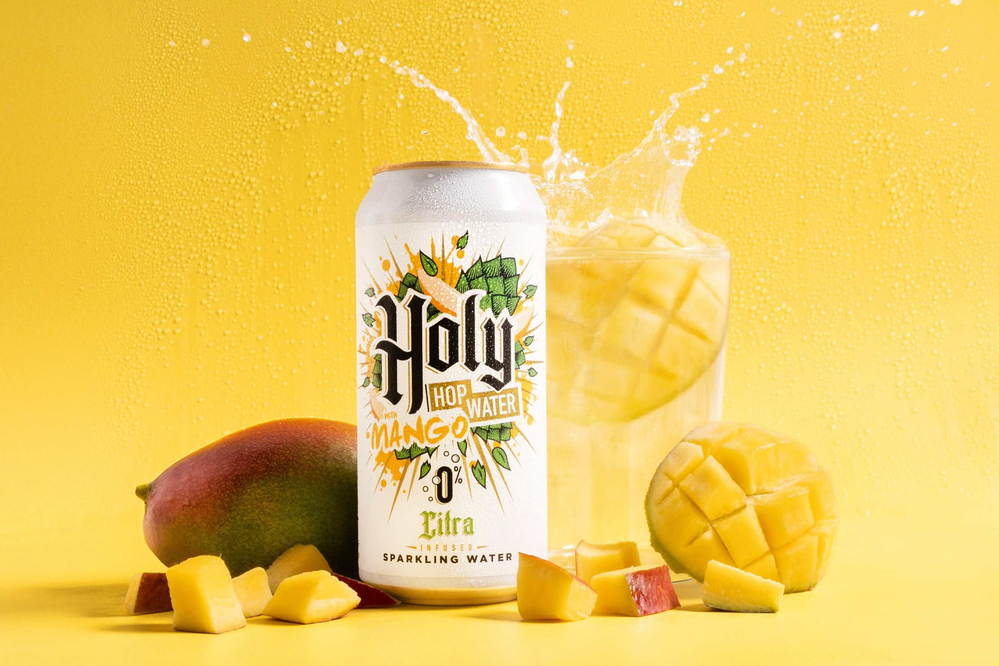 HOLY HOP WATER MANGO // CITRA INFUSED SPARKLING HOP WATER