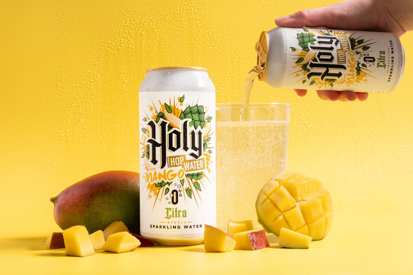 HOLY HOP WATER MANGO // CITRA INFUSED SPARKLING HOP WATER