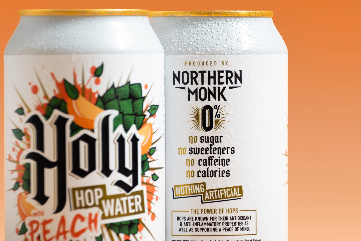 HOLY HOP WATER PEACH // EL DORADO INFUSED SPARKLING HOP WATER