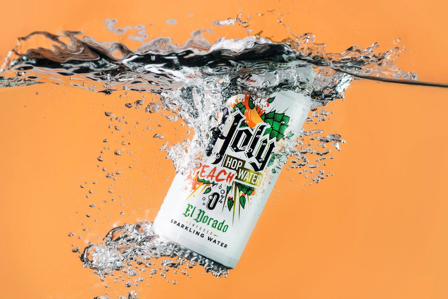 HOLY HOP WATER PEACH // EL DORADO INFUSED SPARKLING HOP WATER