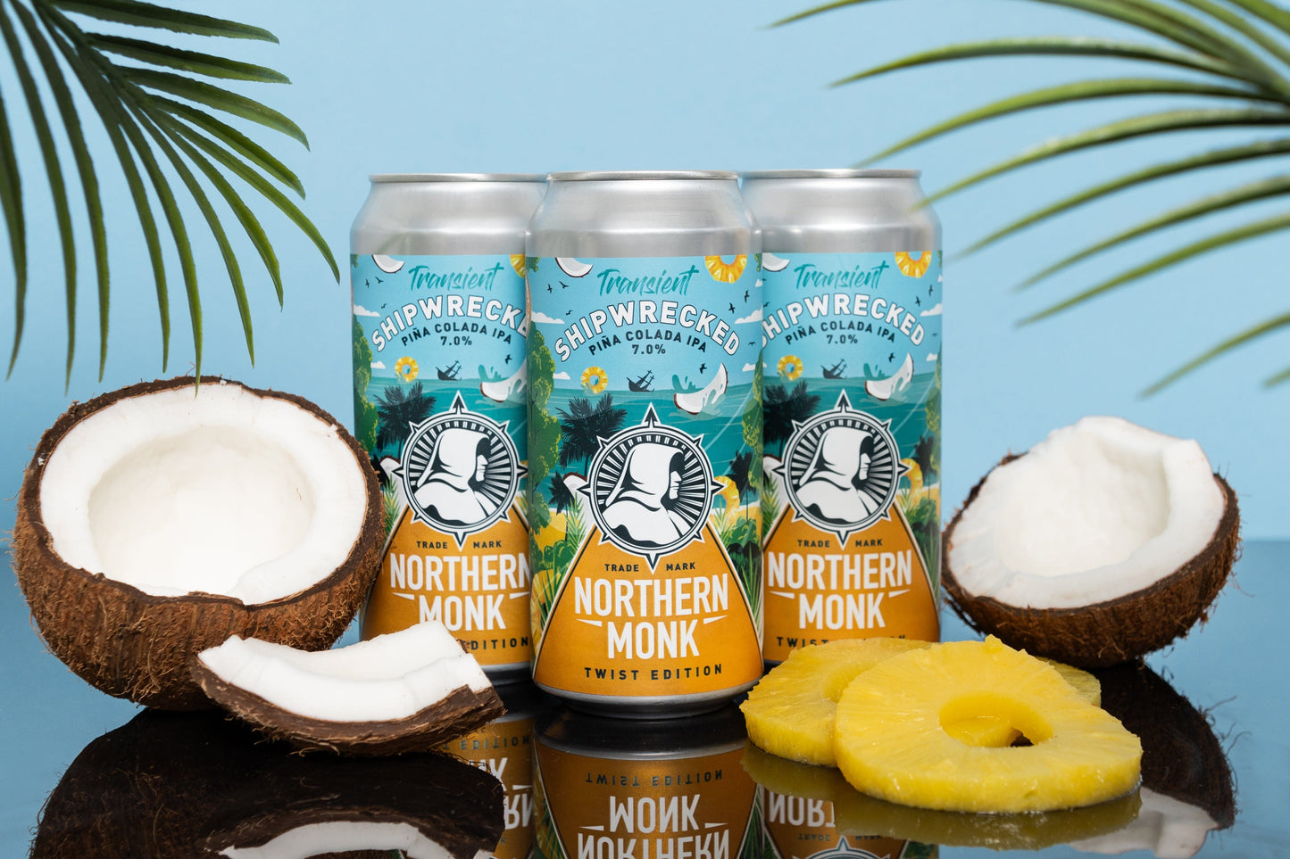 SHORTDATED // SHIPWRECKED // TRANSIENT // PINA COLADA IPA // 440ML // 7.0%