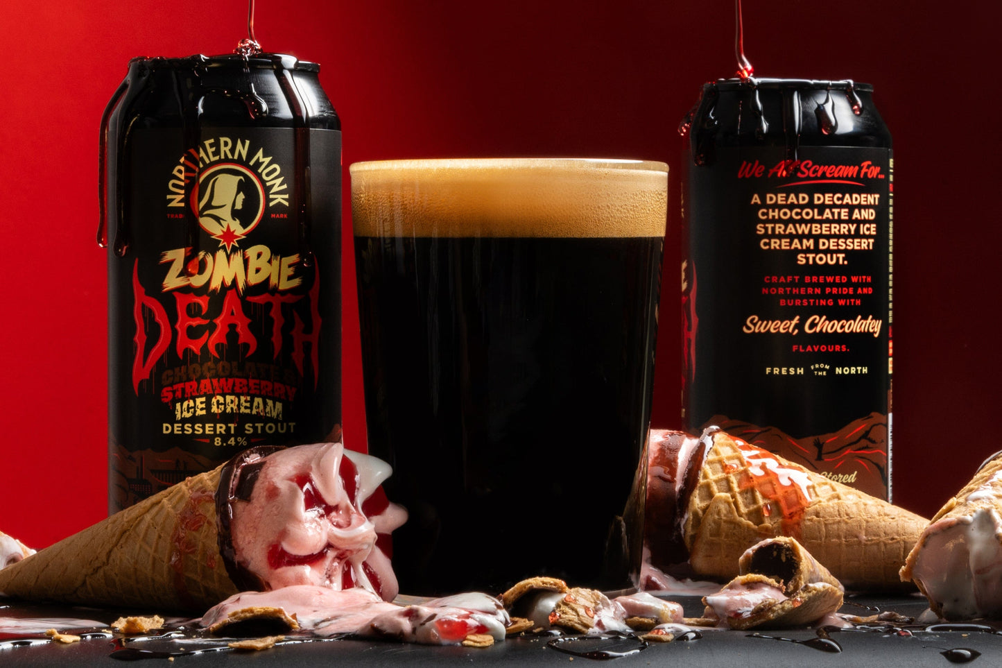 ZOMBIE DEATH // CHOCOLATE AND STRAWBERRY ICE CREAM DESSERT STOUT // 8.4%