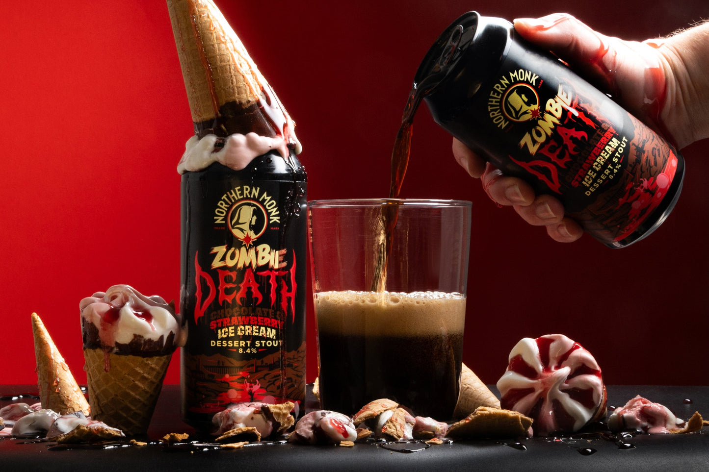 ZOMBIE DEATH // CHOCOLATE AND STRAWBERRY ICE CREAM DESSERT STOUT // 8.4%