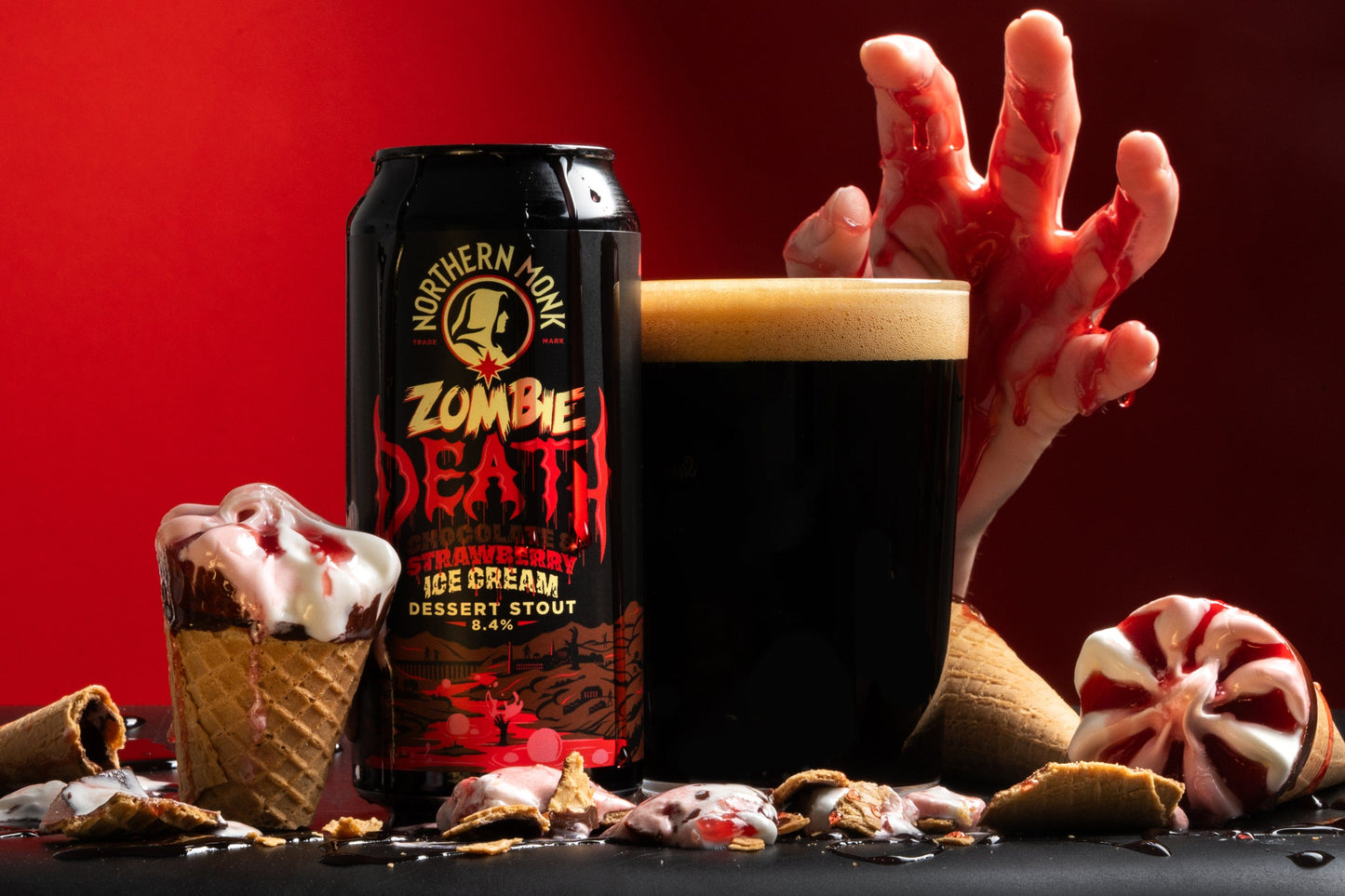 ZOMBIE DEATH // CHOCOLATE AND STRAWBERRY ICE CREAM DESSERT STOUT // 8.4%