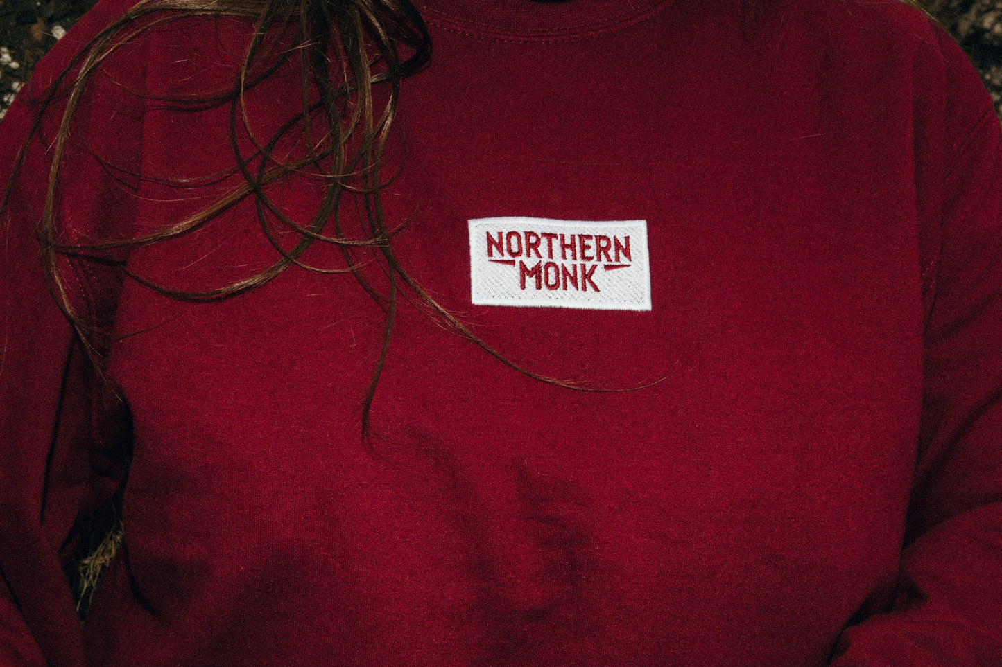 BURGUNDY NORTHERN MONK SWEATSHIRT