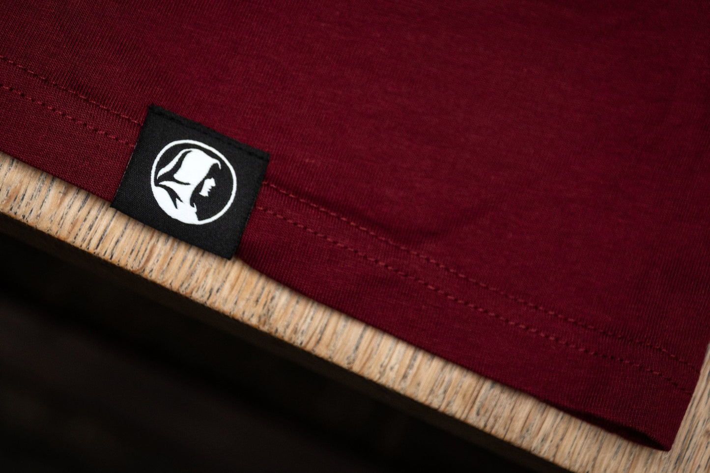 BURGUNDY  FRESH FROM THE NORTH STICKER TEE