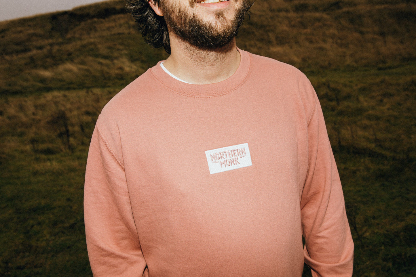 DUSKY PINK NORTHERN MONK SWEATSHIRT