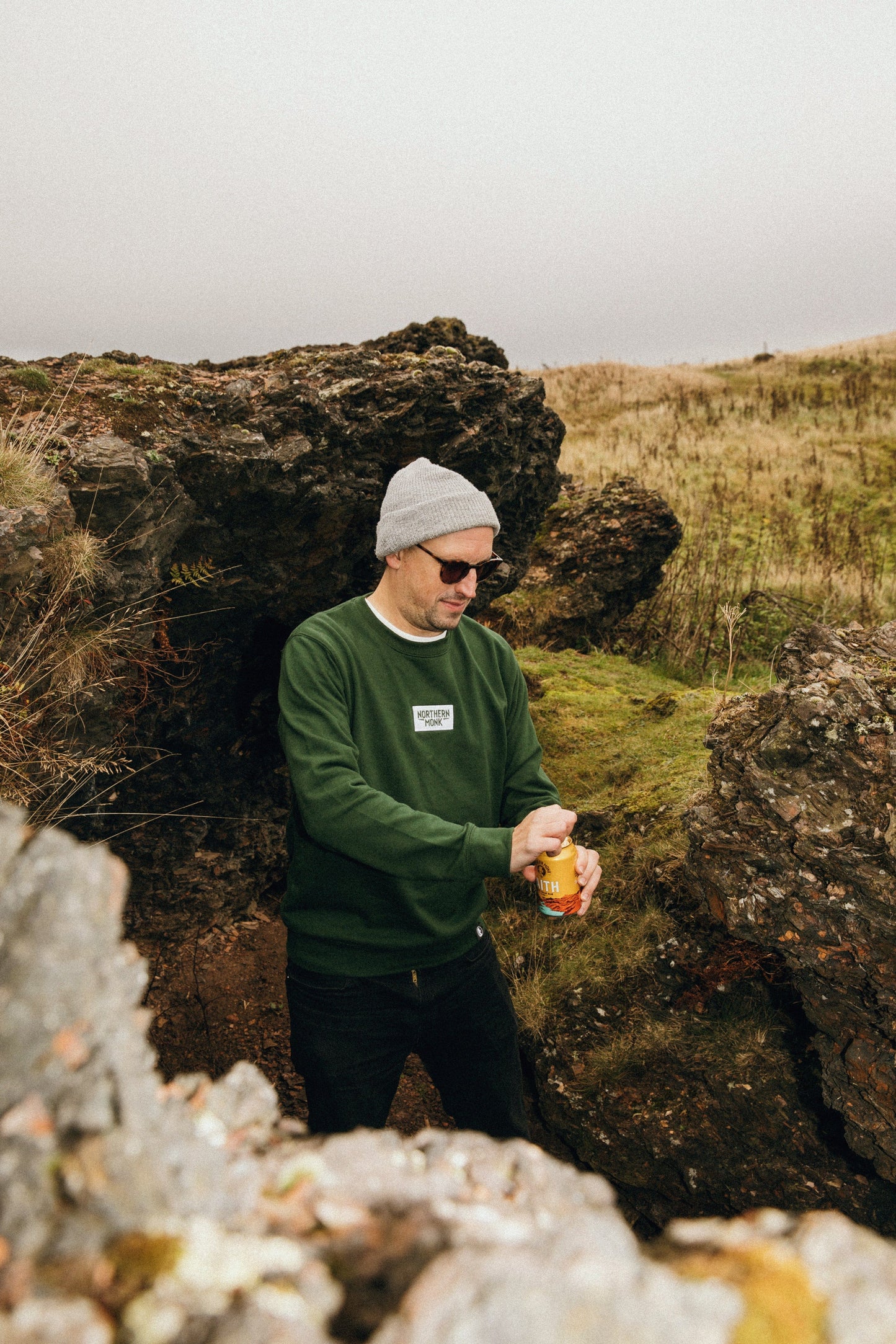 FOREST GREEN NORTHERN MONK SWEATSHIRT