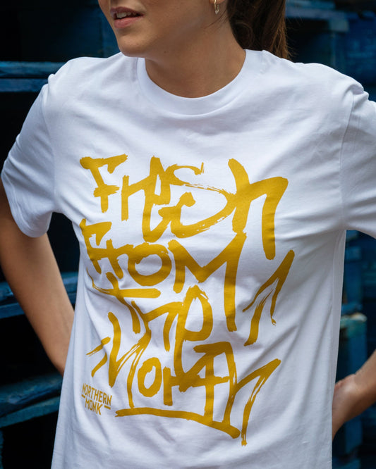 GOLD GRAFFITI TEE