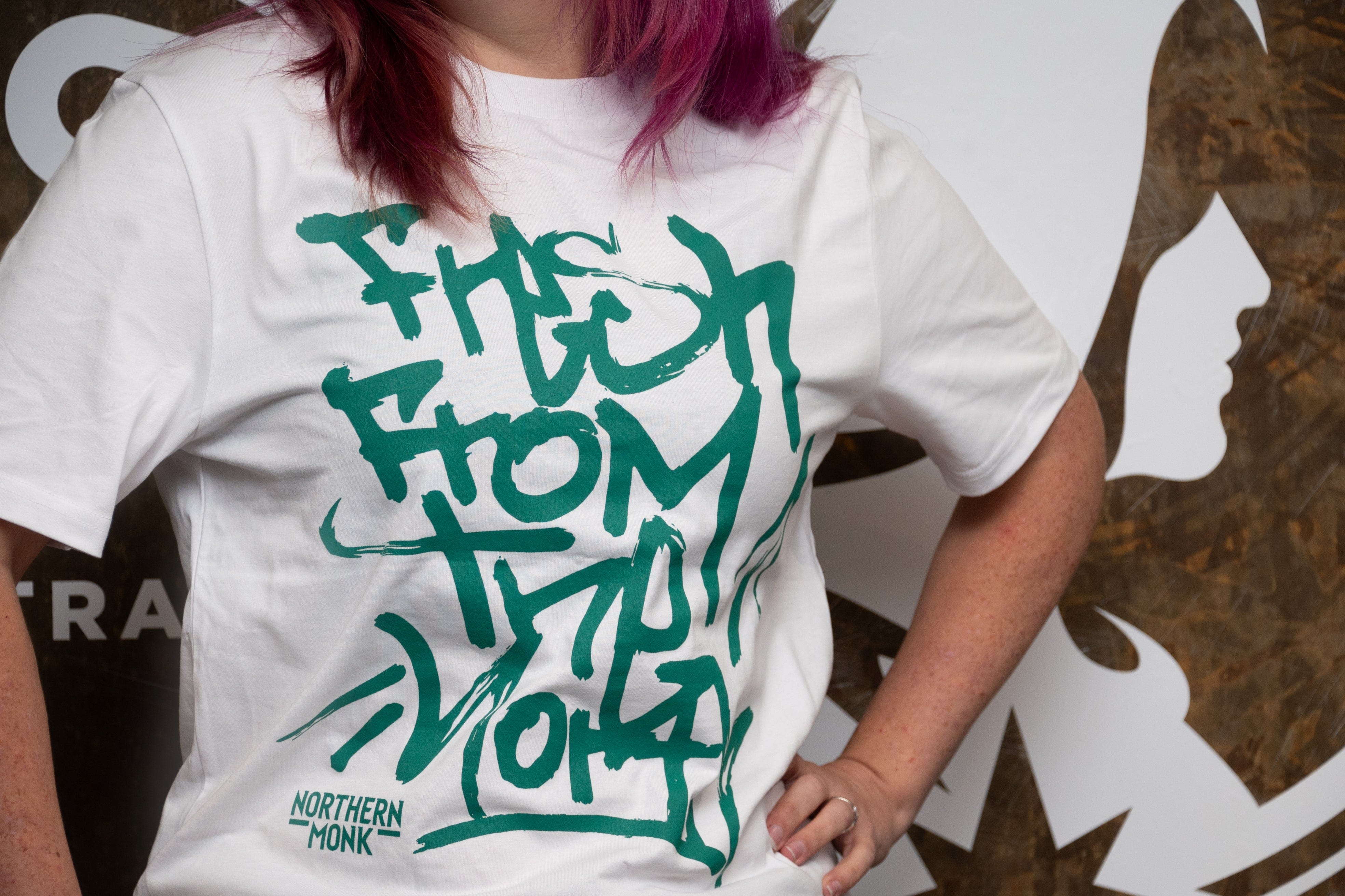 GIFT // GREEN GRAFFITI WHITE TEE // FAITH BUNDLE