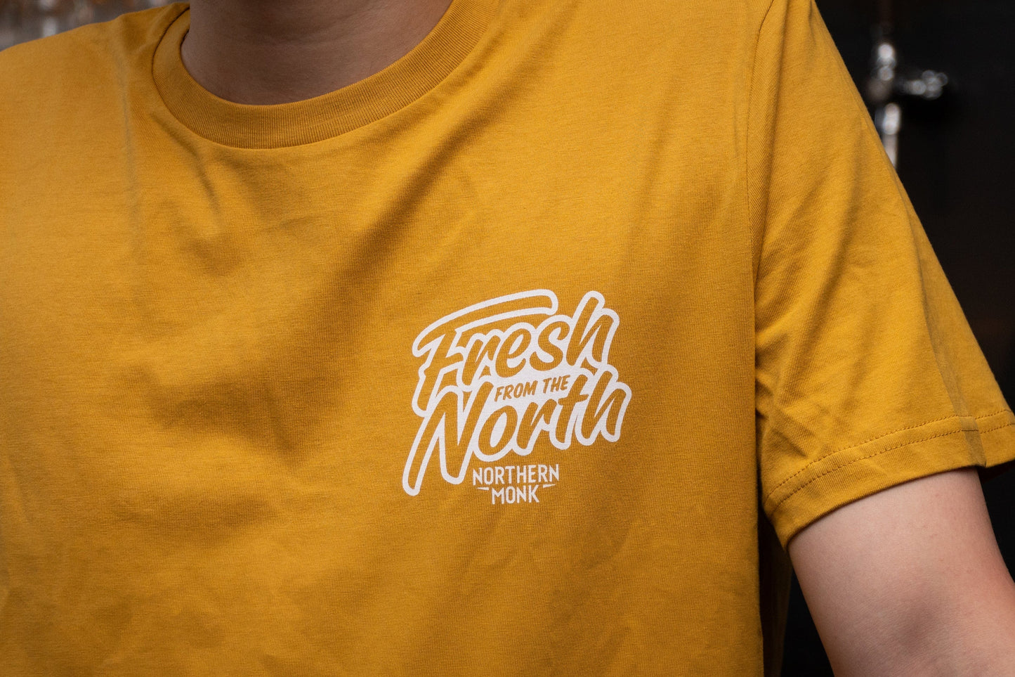 MUSTARD FRESH FROM THE NORTH STICKER TEE