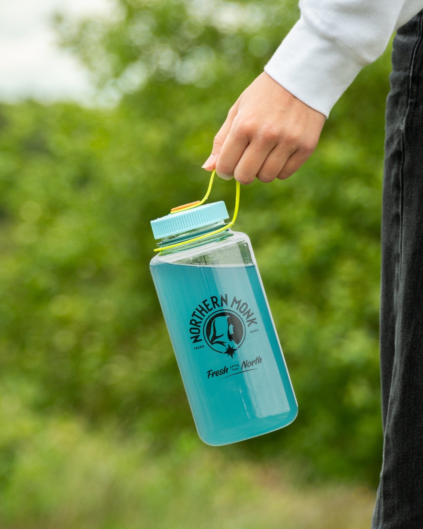 NORTHERN MONK NALGENE WATER BOTTLE 1L SEAFOAM BLUE