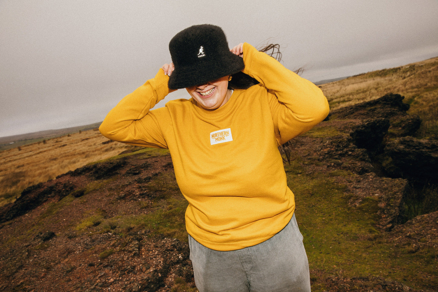 YELLOW NORTHERN MONK SWEATSHIRT