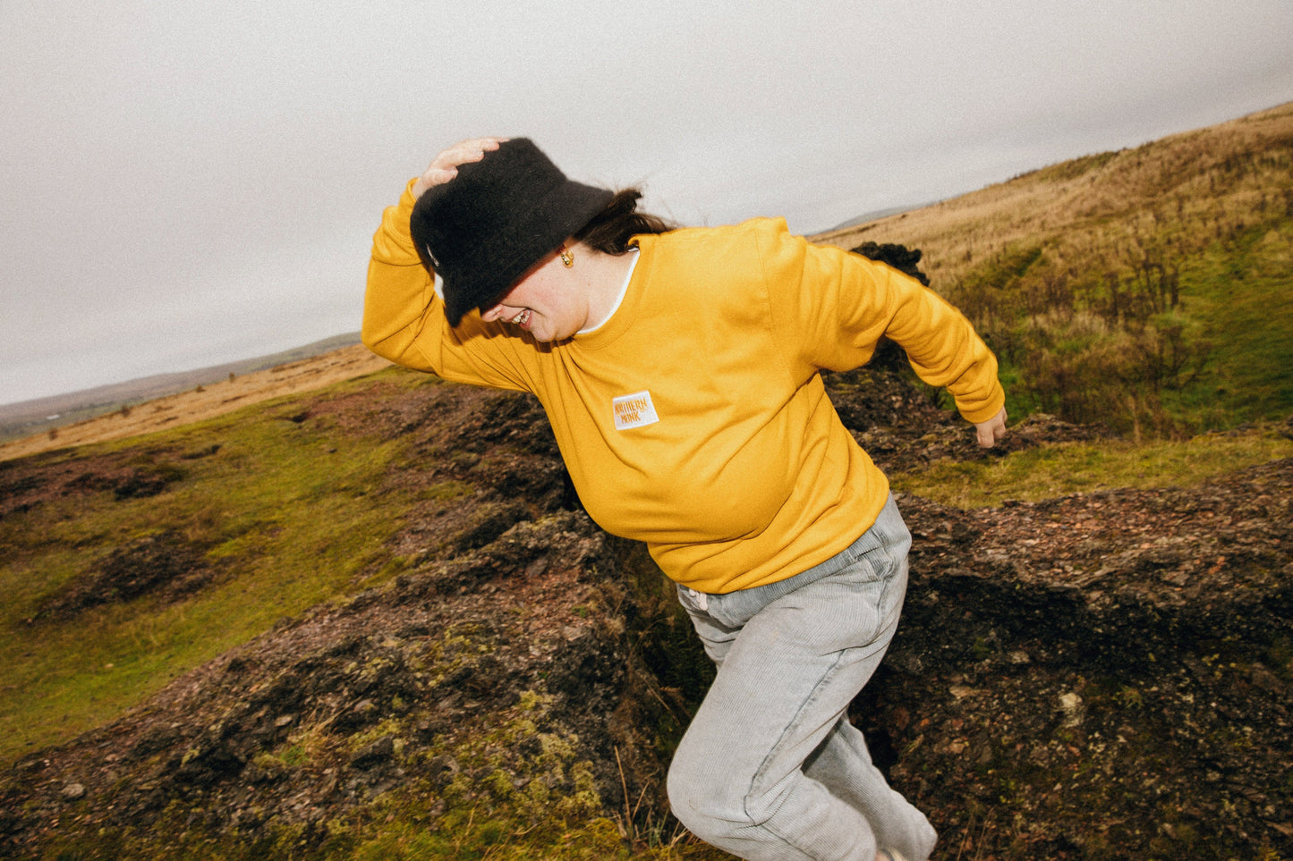 YELLOW NORTHERN MONK SWEATSHIRT