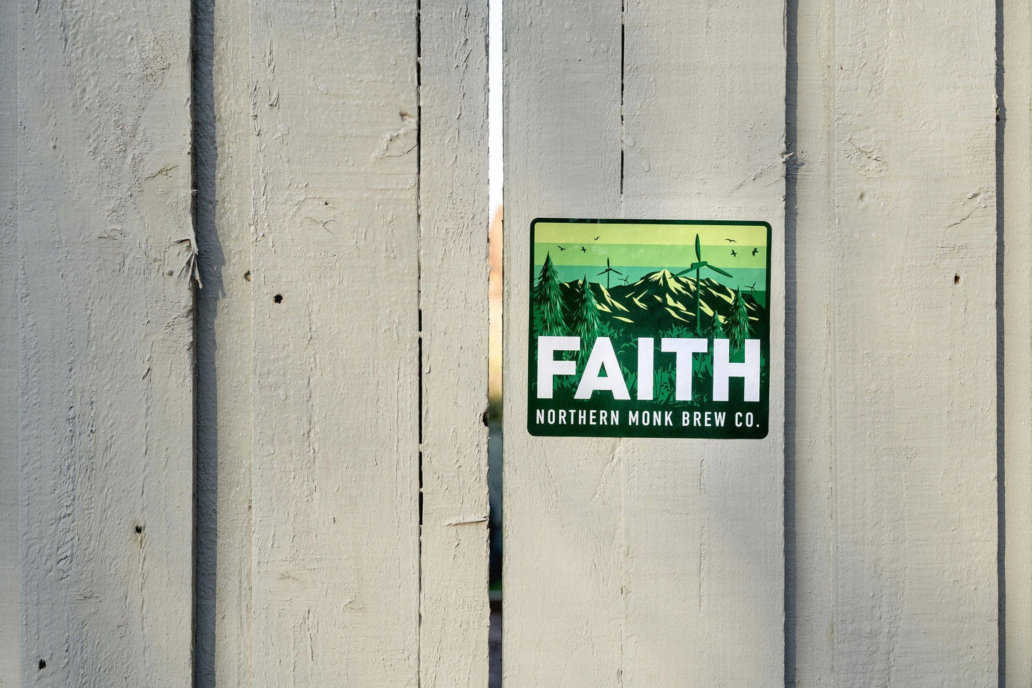 GREEN FAITH STICKER