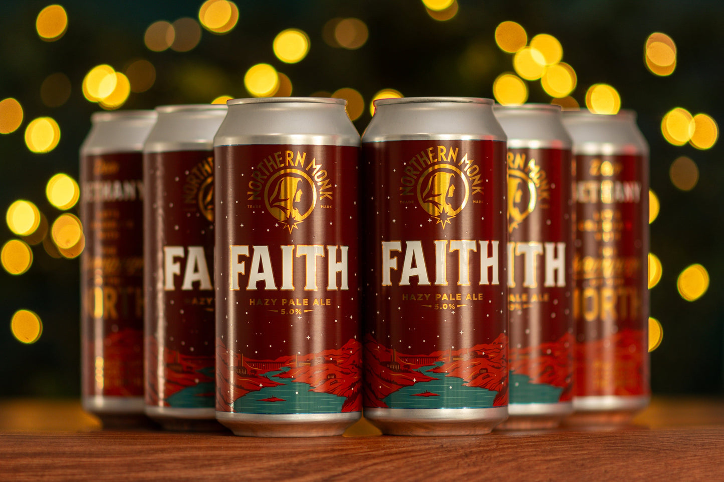 PRE-ORDER FESTIVE PERSONALISED 6 PACK // 440ml FAITH™ // HAZY PALE ALE